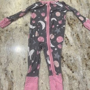 Little Sleepies Moon and Stars Zippy